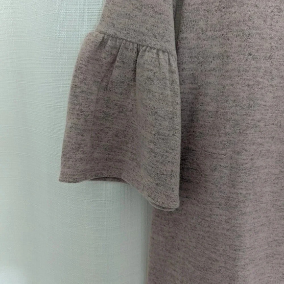 A.n.a Rose Quart Heater Sweater Dress with Bell Sleeves Size XS Dusty Pink - Picture 4 of 8
